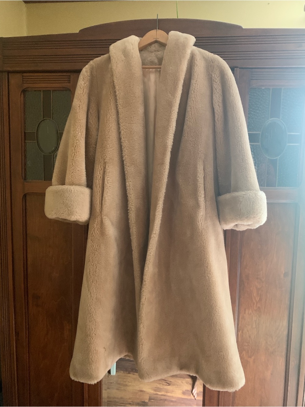 Vintage Beaveluzze Printzess faux Fur Coat (M/L)